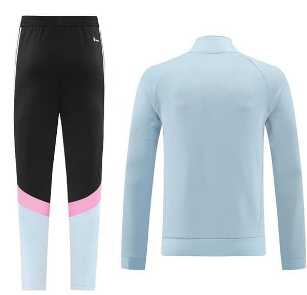 24/25 Juventus Light Blue/Black Full Zipper Jacket +Long Pants - Image 14