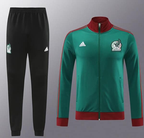 2024 Mexico Green Full Zipper Jacket +Long Pants - Image 18