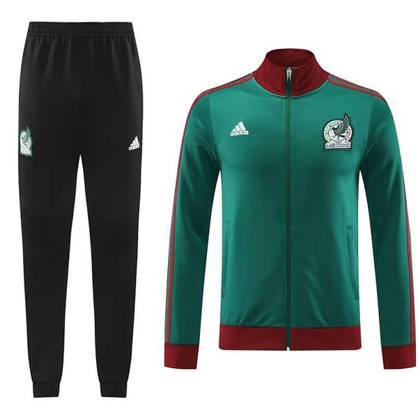 2024 Mexico Green Full Zipper Jacket +Long Pants - Image 19