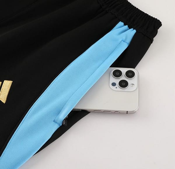 2024 Argentina Black Full Zipper Jacket +Long Pants - Image 2