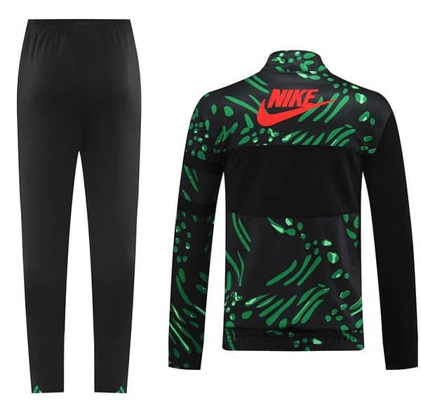2024 Nigeria Black/Green Full Zipper Jacket +Long Pants - Image 17