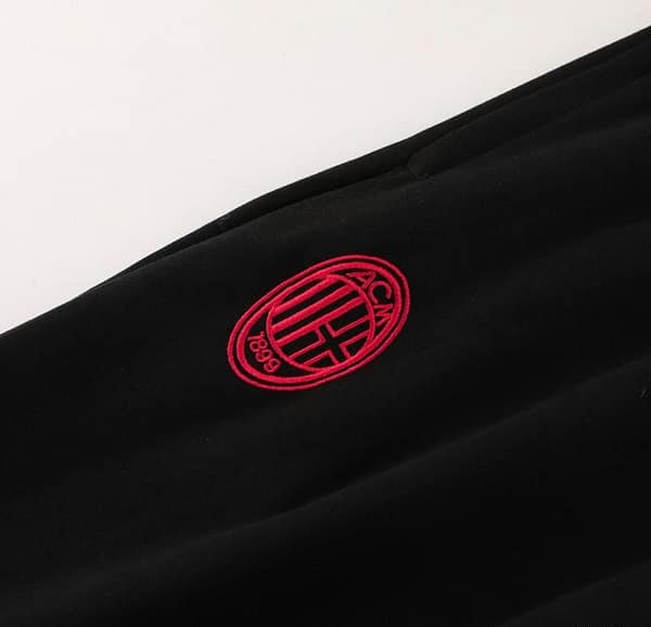 24/25 AC Milan Red/Black Hoodie Full Zipper Jacket +Long Pants - Image 21
