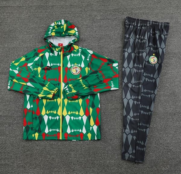 2024 Senegal Green Hoodie Full Zipper Jacket +Long Pants - Image 7