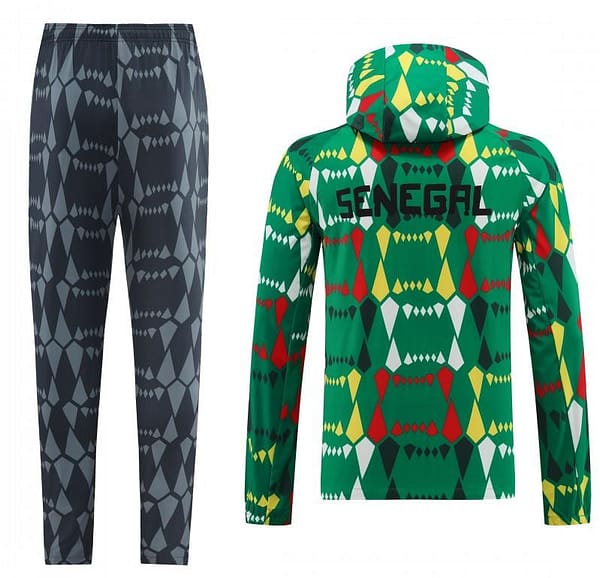 2024 Senegal Green Hoodie Full Zipper Jacket +Long Pants - Image 15