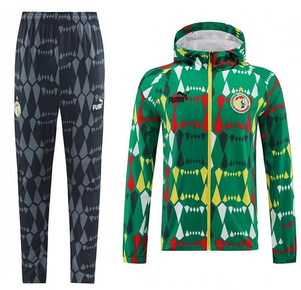 2024 Senegal Green Hoodie Full Zipper Jacket +Long Pants - Image 18