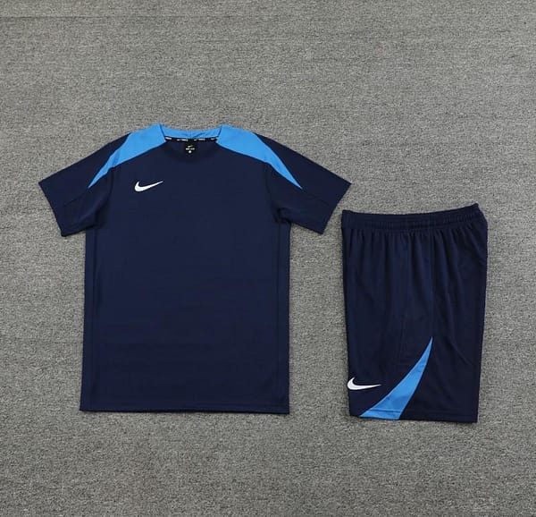 24/25 Nike Navy/Blue Short Sleeve Jersey+Shorts - Image 12