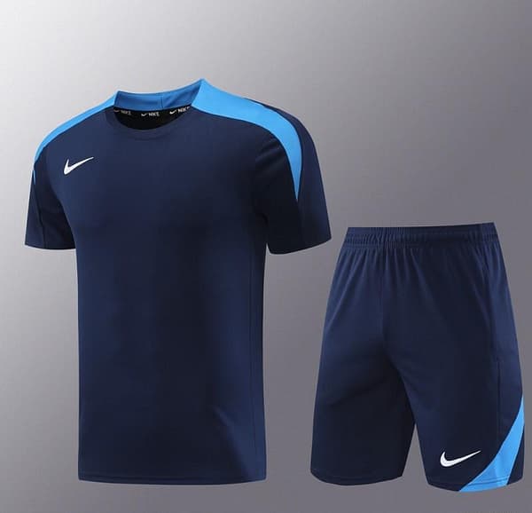 24/25 Nike Navy/Blue Short Sleeve Jersey+Shorts - Image 21