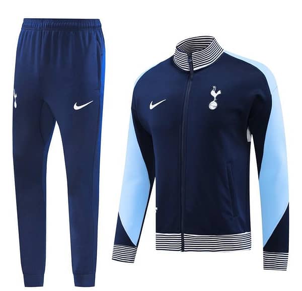 24/25 Tottenham Spur Navy Full Zipper Jacket +Long Pants