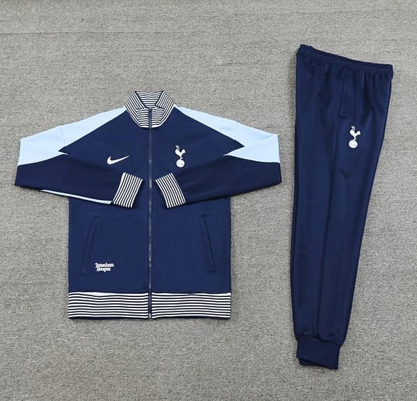 24/25 Tottenham Spur Navy Full Zipper Jacket +Long Pants - Image 12