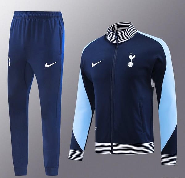 24/25 Tottenham Spur Navy Full Zipper Jacket +Long Pants - Image 15