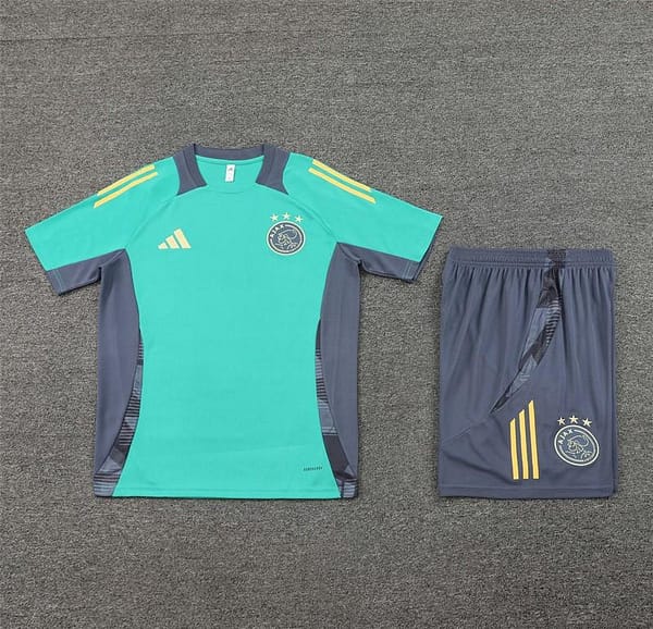 24/25 Ajax Green Short Sleeve Jersey+Shorts - Image 12