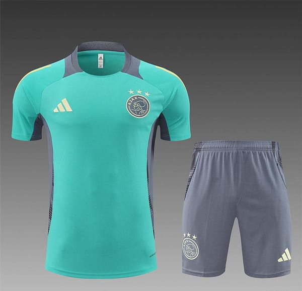 24/25 Ajax Green Short Sleeve Jersey+Shorts - Image 17
