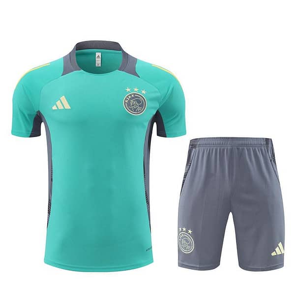 24/25 Ajax Green Short Sleeve Jersey+Shorts - Image 18