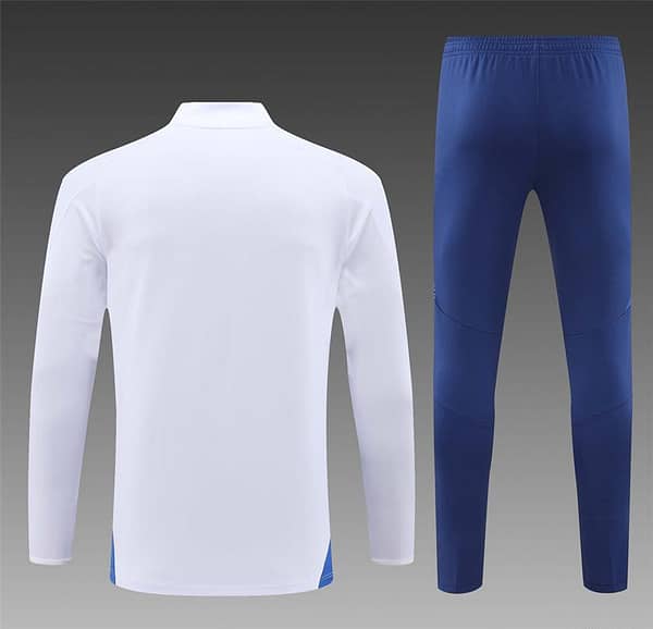 2024 Italy White Half Zipper Jacket+Long Pants - Image 15
