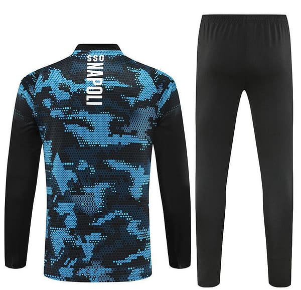 24/25 Napoli Black/Blue Half Zipper Jacket+Long Pants - Image 16