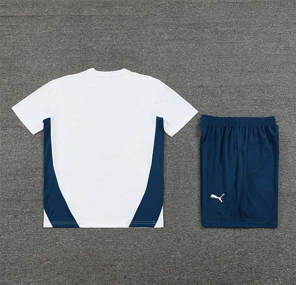 24/25 Olympique Marseille White Short Sleeve Jersey+Shorts - Image 11