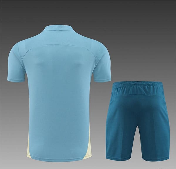 24/25 Olympique Marseille Blue Short Sleeve Jersey+Shorts - Image 13