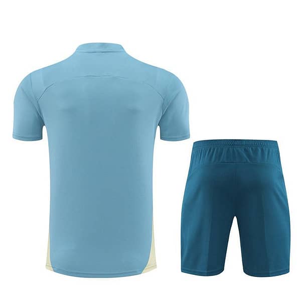 24/25 Olympique Marseille Blue Short Sleeve Jersey+Shorts - Image 14