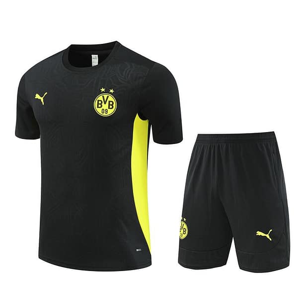 24/25 Borussia Dortmund Black Short Sleeve Jersey+Shorts - Image 11