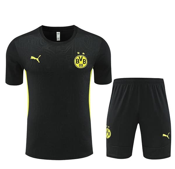 24/25 Borussia Dortmund Black Short Sleeve Jersey+Shorts - Image 13
