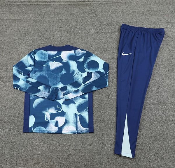 24/25 Tottenham Hotspur Blue Camouflage Half Zipper Jacket+Long Pants - Image 7