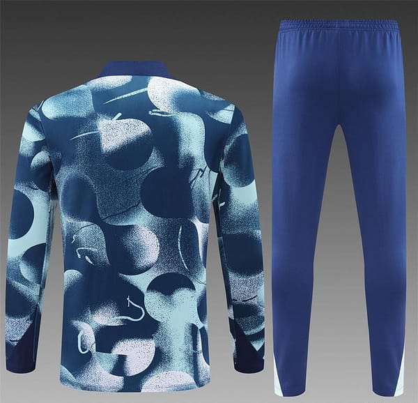 24/25 Tottenham Hotspur Blue Camouflage Half Zipper Jacket+Long Pants - Image 13