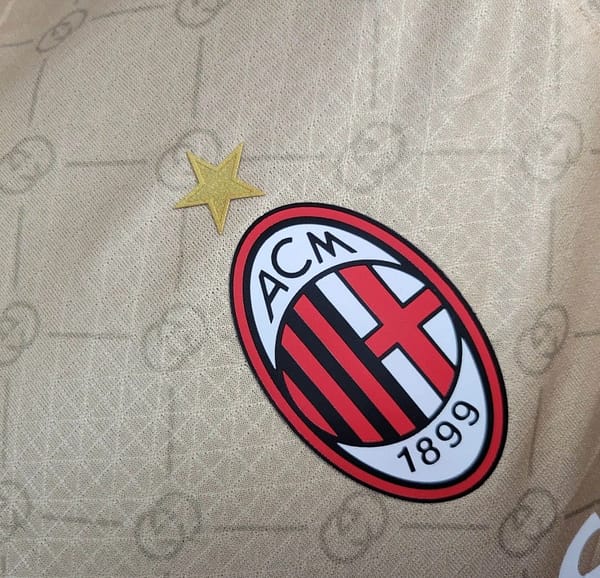 Player Version 24/25 AC Milan x Gucci Golden 125th Anniversary Jersey - Image 5