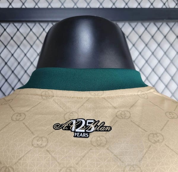 Player Version 24/25 AC Milan x Gucci Golden 125th Anniversary Jersey - Image 9