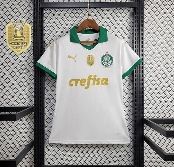 24/25 Women Palmeiras Away White Jersey + All Sponsors - Image 2