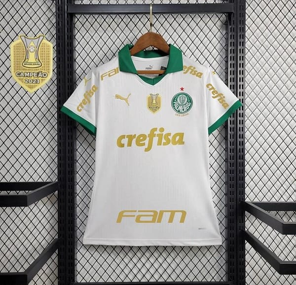 24/25 Women Palmeiras Away White Jersey + All Sponsors - Image 3