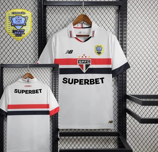 24/25 Sao Paulo Home Jersey + All Sponsors - Image 2