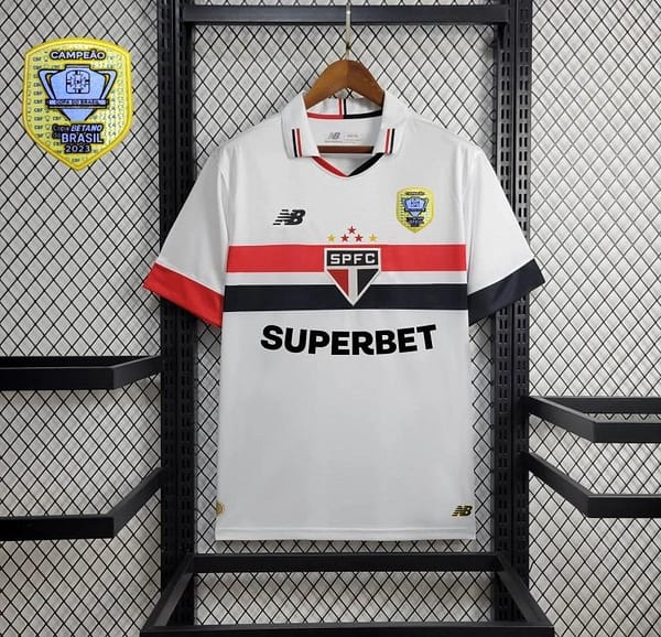 24/25 Sao Paulo Home Jersey + All Sponsors - Image 4