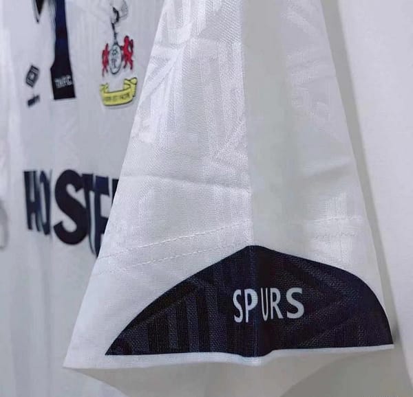 Retro 92/94 Tottenham Hotspur Home Soccer Jersey - Image 4