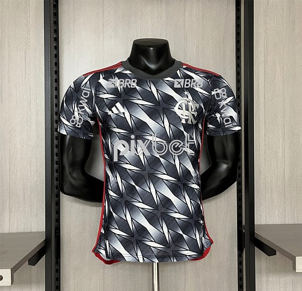 24/25 Player Version Flamengo Third All Sponsors S-XXXXL Jersey - Image 2