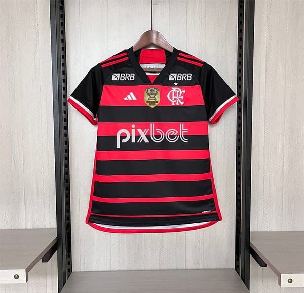 24/25 Womens Flamengo Home Patch Da Copa Do Brasil Jersey - Image 3