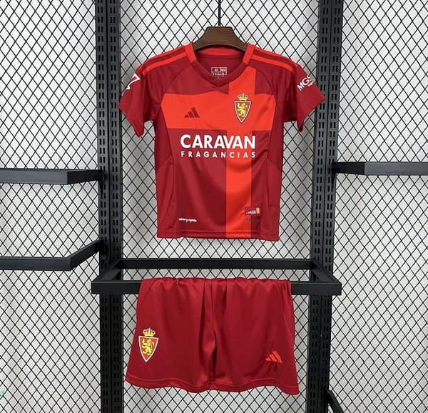 24/25 Kids Real Zaragoza Away 16-28 Jersey - Image 6