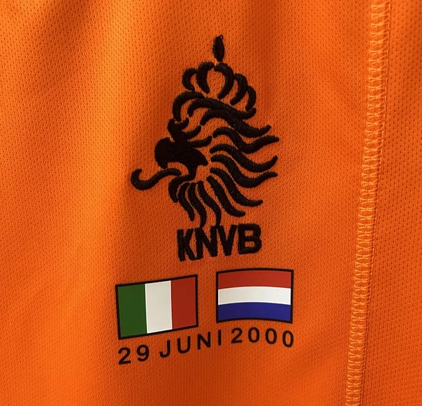 2000 Retro Netherlands Home Jersey - Image 3