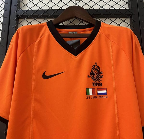 2000 Retro Netherlands Home Jersey - Image 4