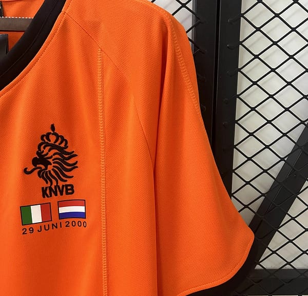 2000 Retro Netherlands Home Jersey - Image 9
