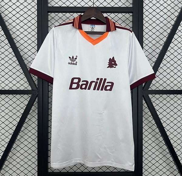 92/94 Retro Roma Away Jersey - Image 7