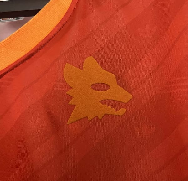 92/94 Retro Roma Home Jersey - Image 4