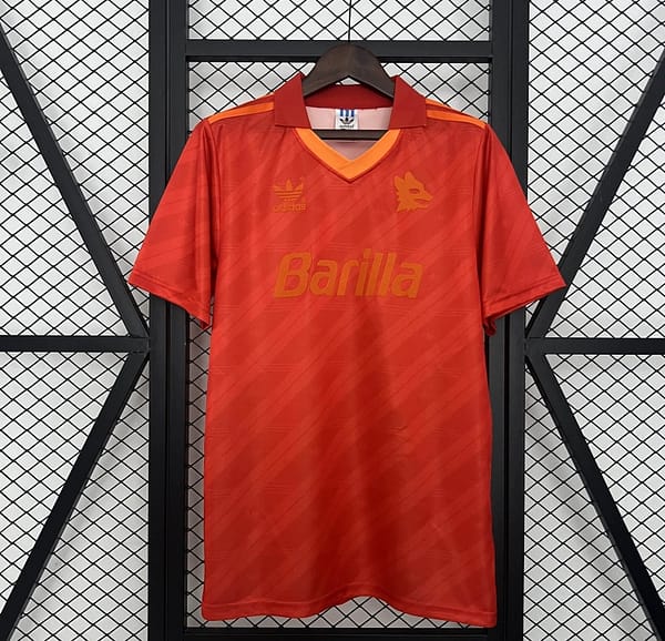 92/94 Retro Roma Home Jersey - Image 5