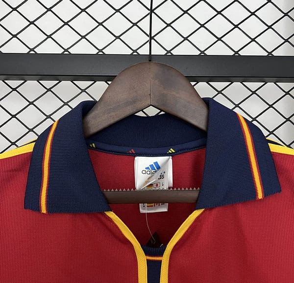 2000 Retro Spain Home Jersey - Image 2