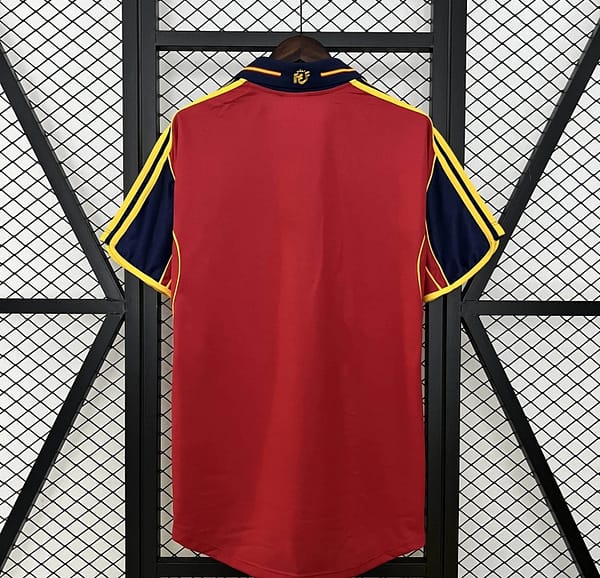 2000 Retro Spain Home Jersey - Image 8