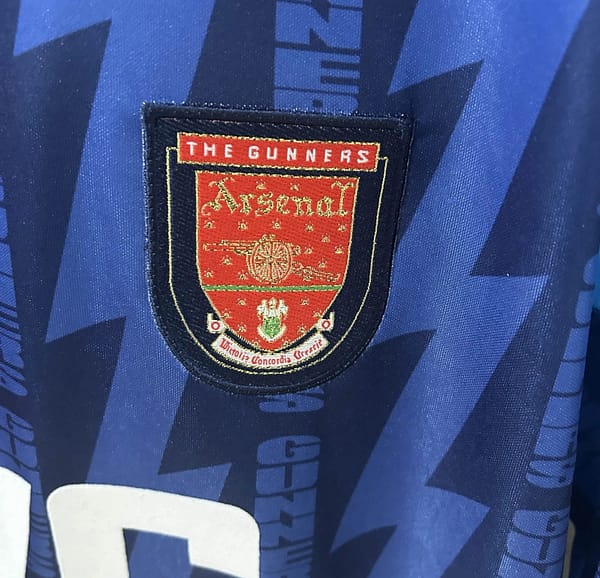 94/95 Retro Arsenal Away Jersey - Image 3
