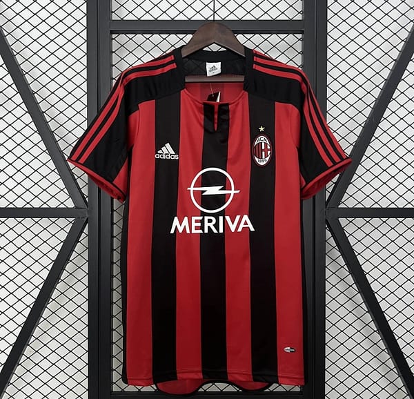 03/04 AC Milan Home Retro Jersey - Image 6