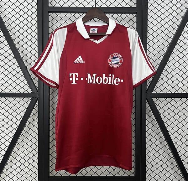 03/04 Retro Bayern Munich Home Jersey - Image 2