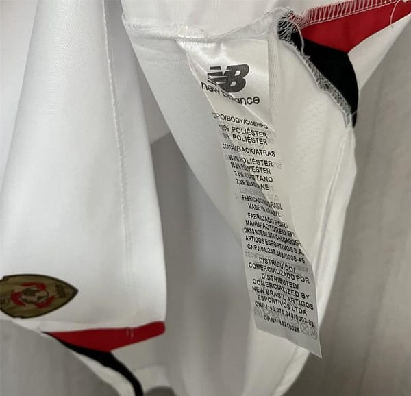 25/26 São Paulo Home Jersey With Chest Sponsor - Image 8