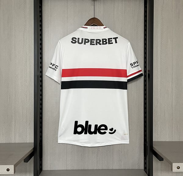 25/26 Sao Paulo Home All Sponsors S-XXXXL Jersey - Image 3