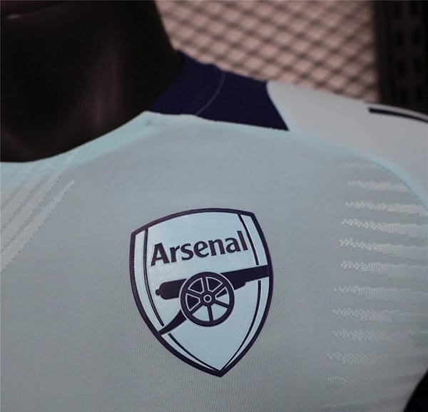 24/25 Player Version Arsenal Pre Match Light Blue Training Jersey - Image 3